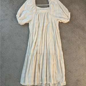 Mango Midi Cream Dress size M